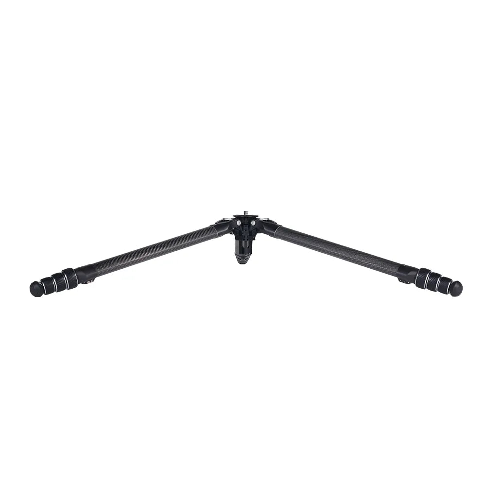 Ulanzi carbon fiber tripod leg spread for stability during outdoor photography