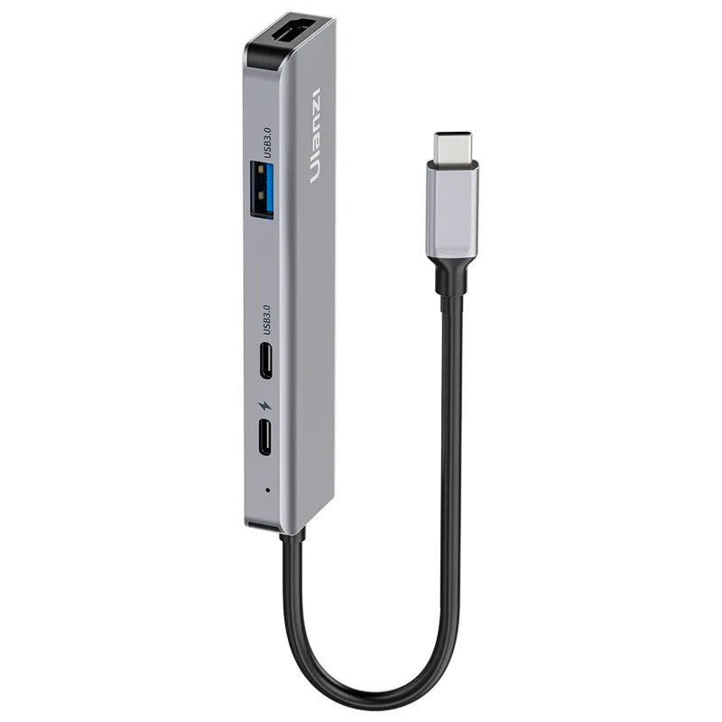Ulanzi C060 USB-C video capture card with HDMI, USB ports, and compact cable design.