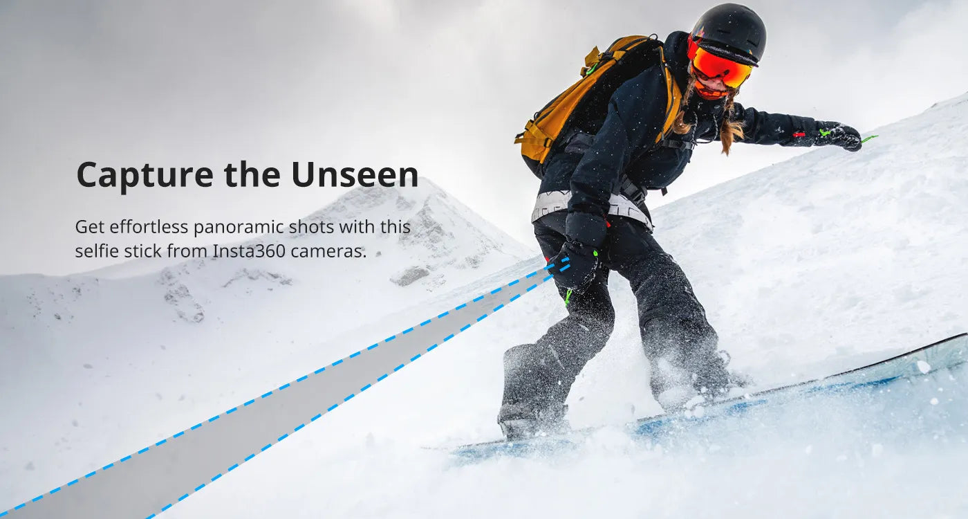 Ulanzi TT52 1.5m Selfie Stick Tripod for Gopro DJI Insta360 Action Camera T090GBB1 11 Capture the Unseen Selfie Stick