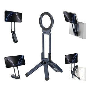 Ulanzi MagLock Phone Stand T163: Dark grey, versatile phone stand for multiple uses, tripod mode.