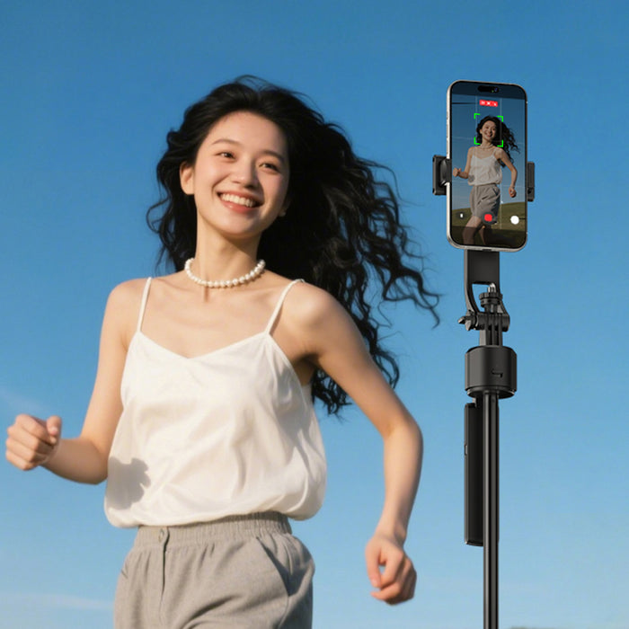 Auto-Tracking Selfie Stick Tripod | 3-Axis Phone Mount