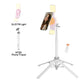 Ulanzi GL01 GlowUp fill light mounted on smartphone, compact black circular LED ring