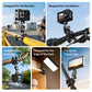 Ulanzi CO78 Super Clamp kit versatility: mounts on banisters, handlebars, branches, desk edges, and tripod legs.