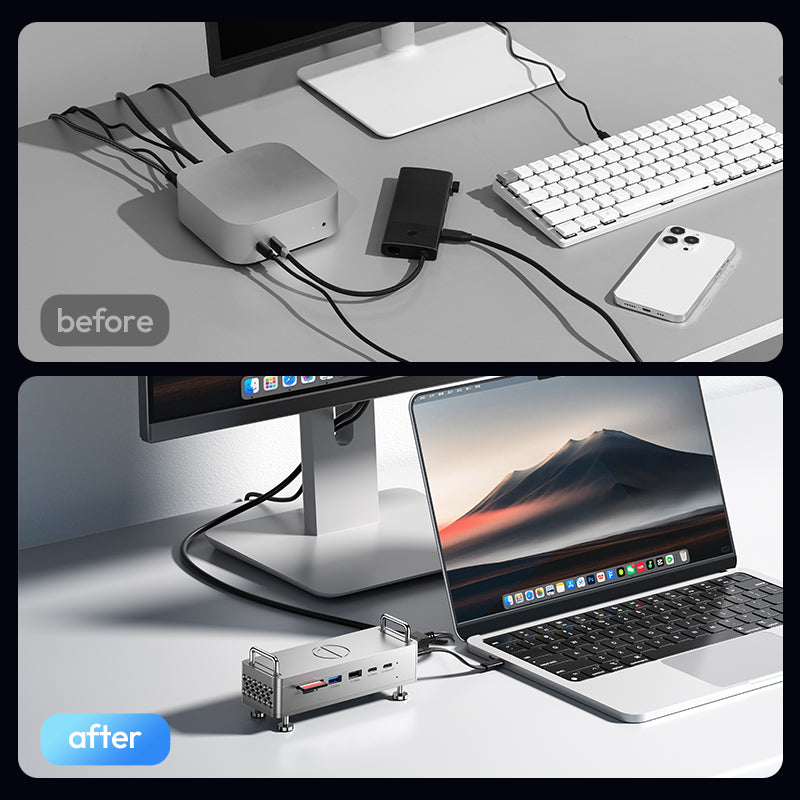 分配器・切替器 Ulanzi QT03 Ulanzi QT03 Docking Station with SSD Enclosure