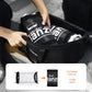 Ulanzi AL60 inflatable LED light stored in a black bag with dimensions and weight.