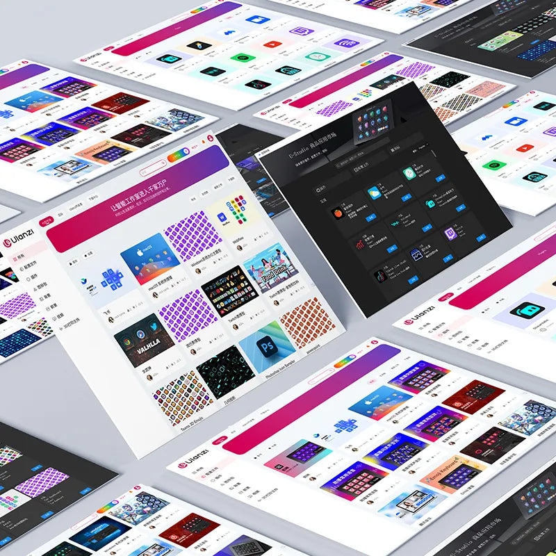 Ulanzi Stream Controller D200 plugin interface shown on multiple screens.