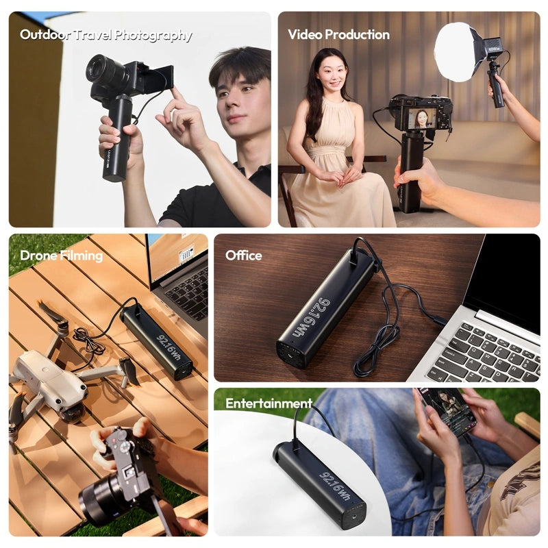 P012 Handheld Battery Grip | Camera Hand Grip - Ulanzi P012 Handheld Battery Grip | Camera Hand Grip - Ulanzi