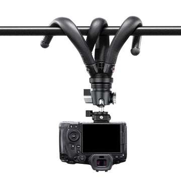 heavy-duty video tripod with fluid head