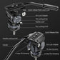 Ulanzi tripod fluid head with quick-release plate and adjustable knobs for precise control.