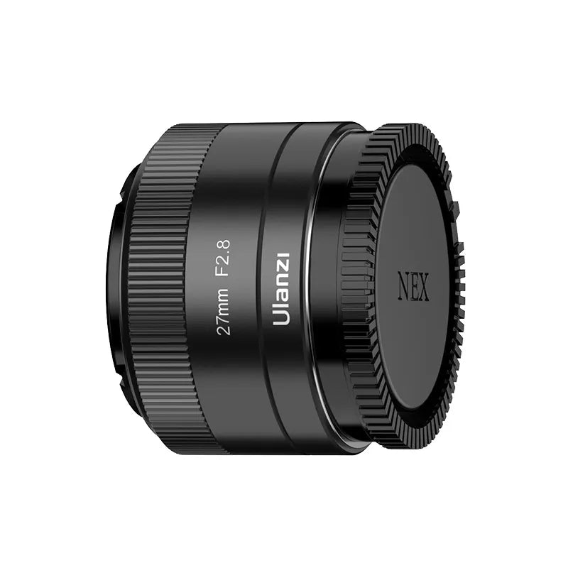 Ulanzi CL02 27mm F2.8 lens side view for Sony E-mount cameras