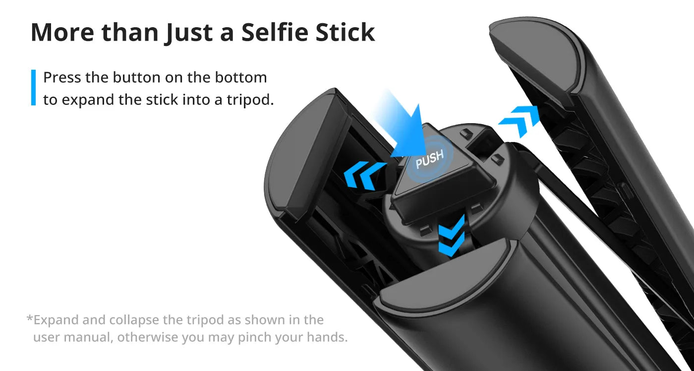 Ulanzi TT52 1.5m Selfie Stick Tripod for Gopro DJI Insta360 Action Camera T090GBB1 13 Selfie Stick Tripod