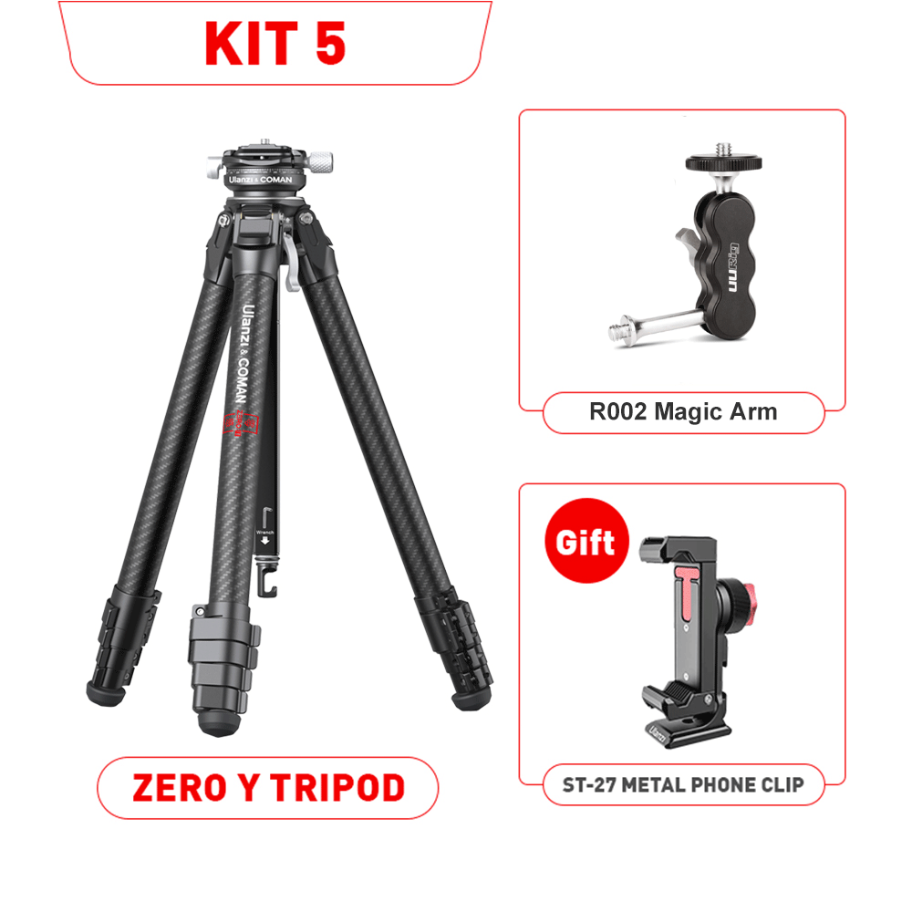 Ulanzi Zero Y Lightweight Travel Tripod 