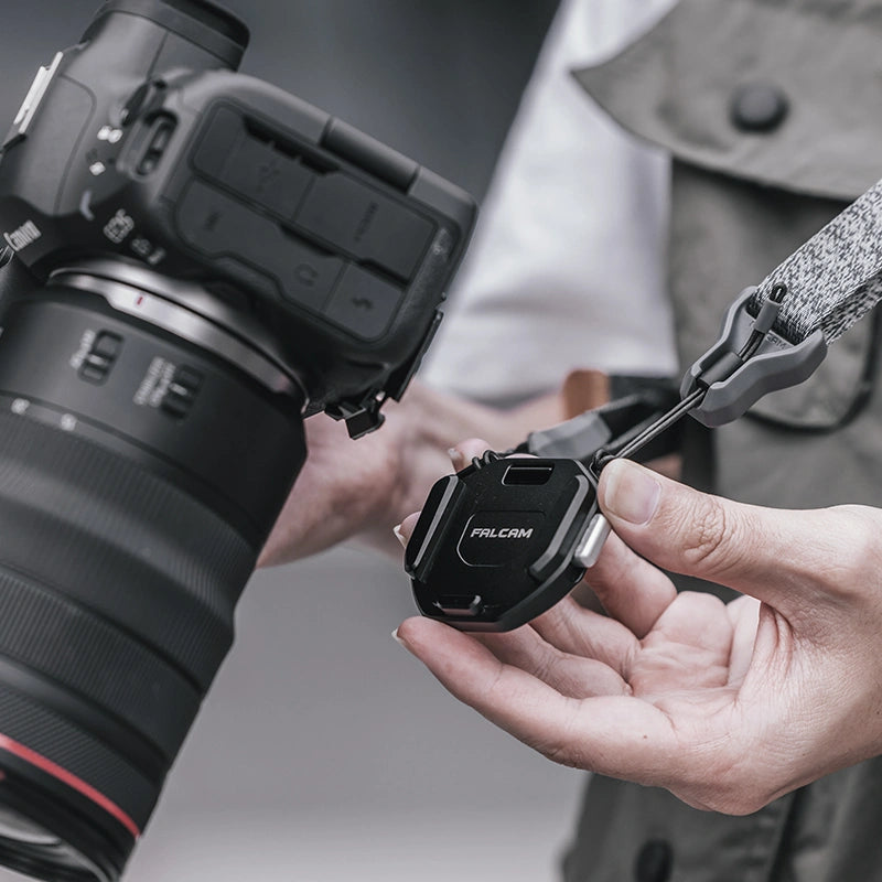 FALCAM F38 V2 Kit Supporto per tracolla per fotocamera con sgancio rapido, piastra QR per supporto per treppiede della fotocamera FALCAM F38 V2 Kit Supporto per tracolla per fotocamera con sgancio rapido, piastra QR per supporto per treppiede della fotocamera