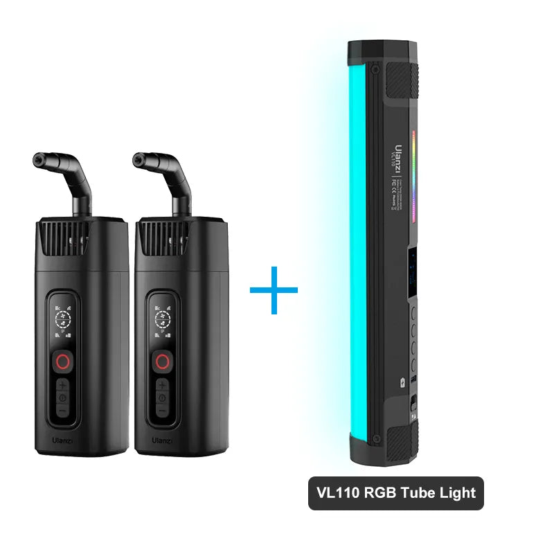 Ulanzi FM01 fog machine and VL110 RGB light tube for creative effects