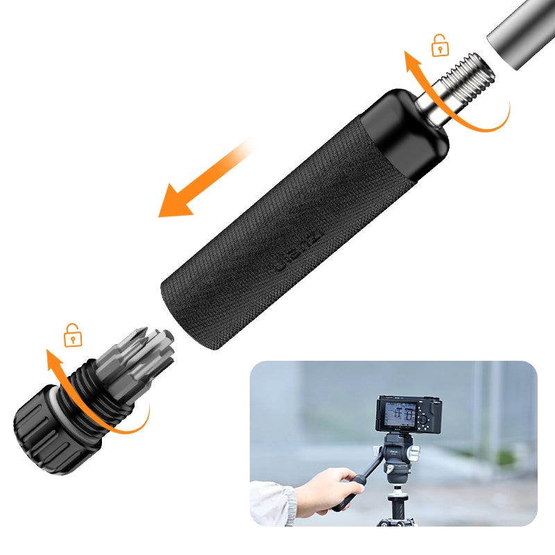 Ulanzi EH09 inverted ball head attachment with grip and mounting screw