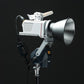 A professional FALCAM MOVE LED light setup with a reflector and power adapter for remote-controlled lighting.