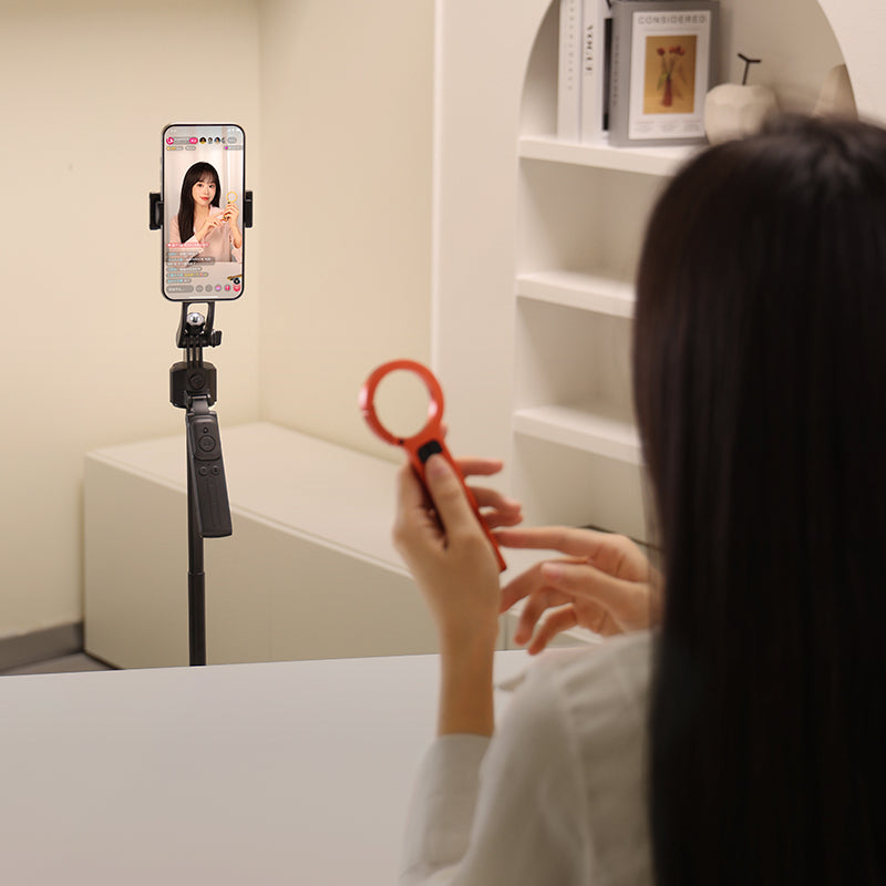 Auto-Tracking Selfie Stick Tripod | 3-Axis Phone Mount