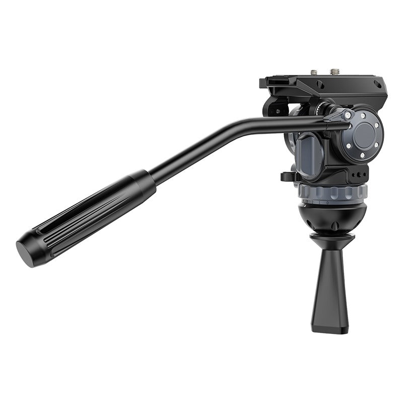 Ulanzi tripod fluid head with adjustable control lever for smooth panning