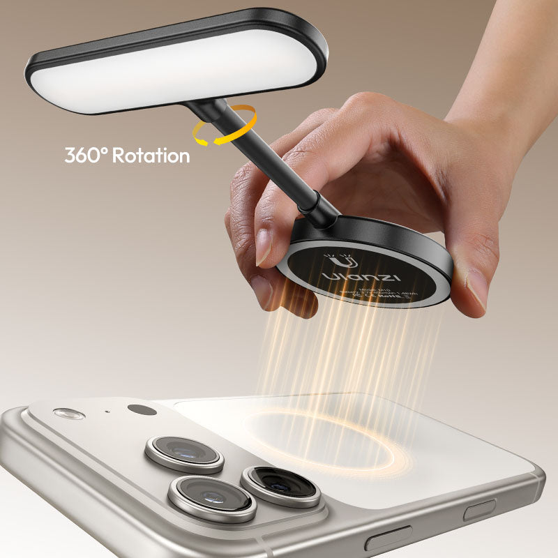 Thân uốn dẻo của đèn LED Ulanzi M10 xoay gập linh hoạt theo ý muốn