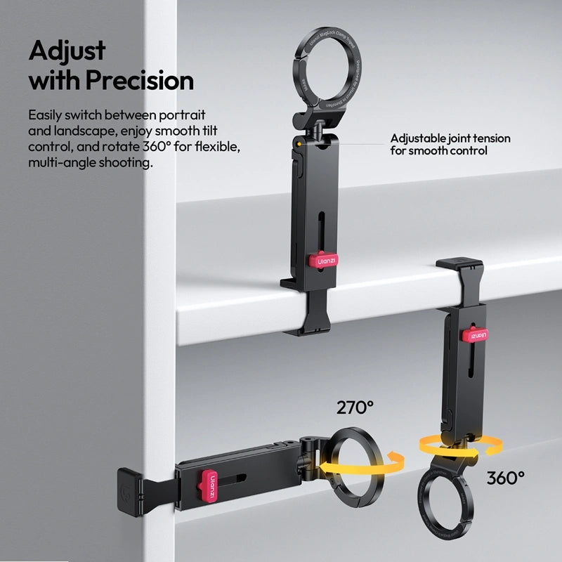 MA89 MagLock Phone Mount | Magnetic Clamp Tripod