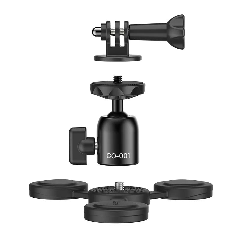 Support Magnétique Universel Pour Caméras Blink, GoPro, DJI - 68mm, 360°, Fixation Puissante - 5