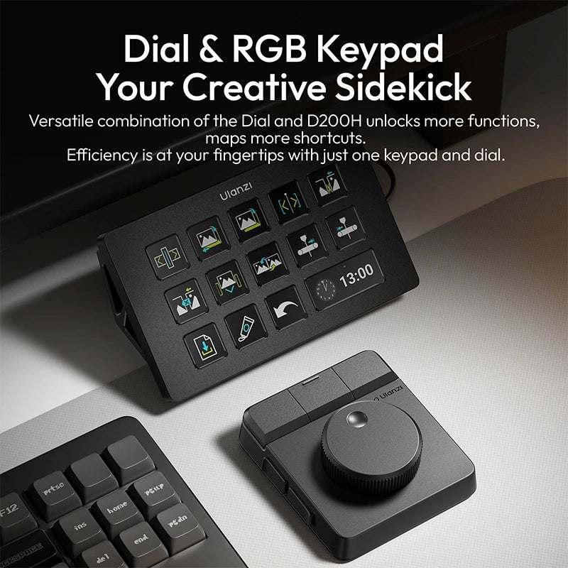 D100H Dial Creative Controller | Programmable USB-C