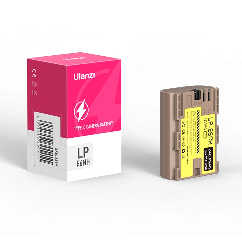 Ulanzi Canon LP-E6NH Type Lithium-Ion Battery with USB-C Charging Port (2400mAh) 3284