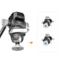 Ulanzi EH09 tripod ball head with adjustable knobs and smooth ball rotation.