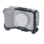 Black Falcam F22 F38 quick release cage system for Sony FX3/FX30 cameras.
