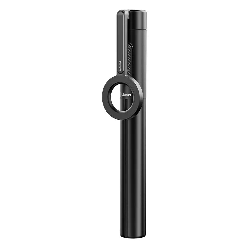 Folded Ulanzi Magnetic Phone Selfie Stick Tripod with remote holder