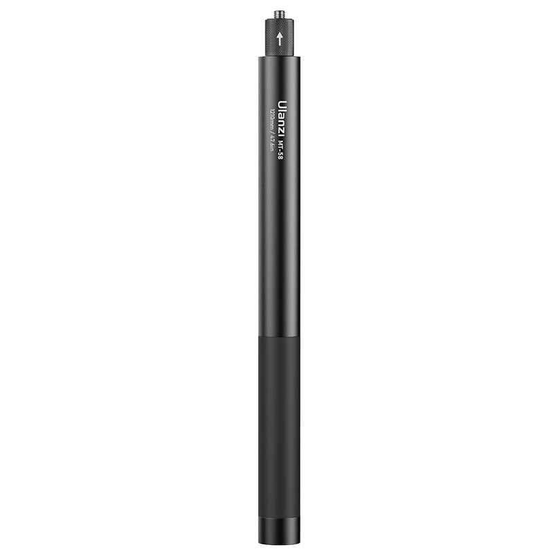 Compact Ulanzi MT-57 selfie stick pole for action cameras with 1/4'' screw mount.