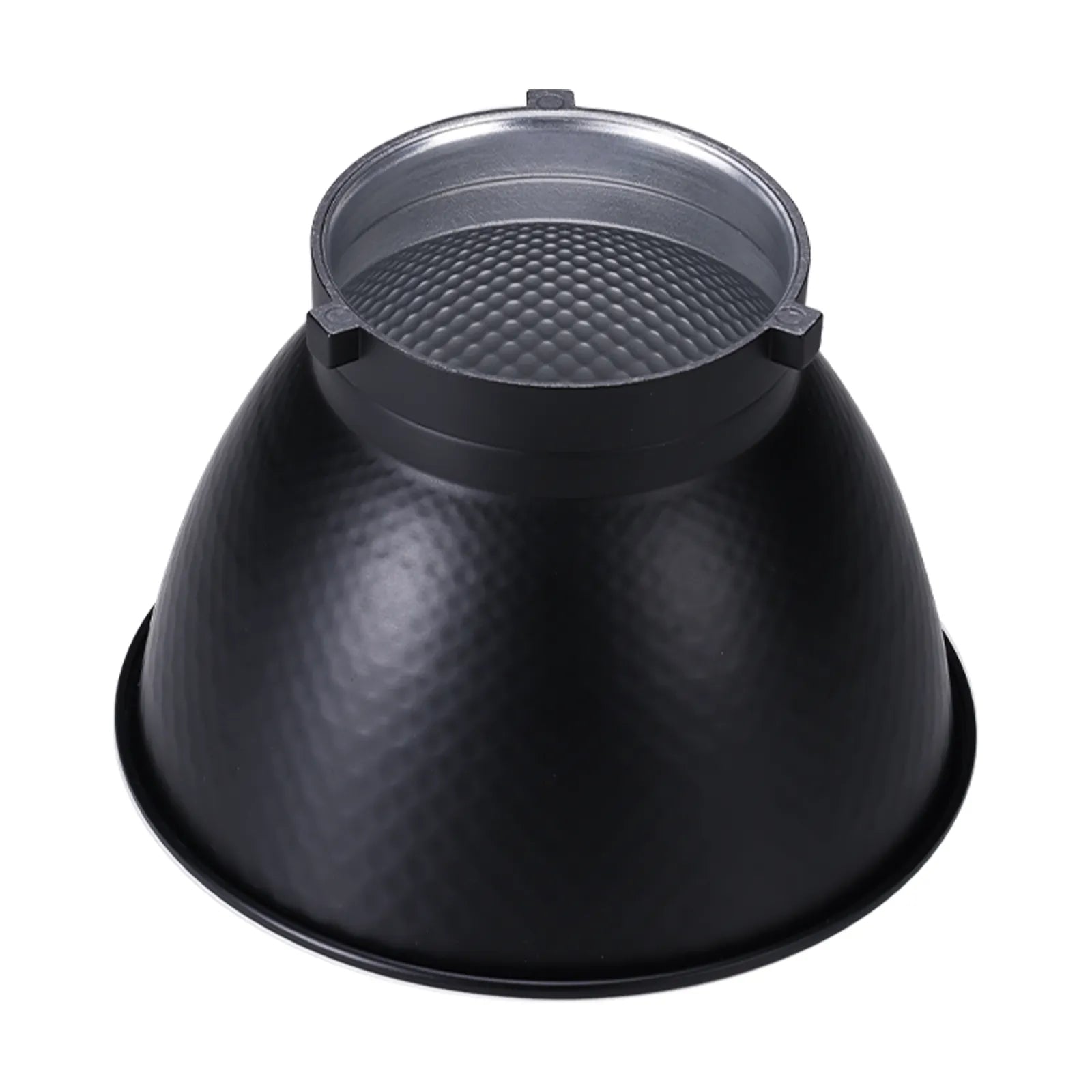 Ulanzi HT002 Bowens mount reflector diffuser with textured silver interior.