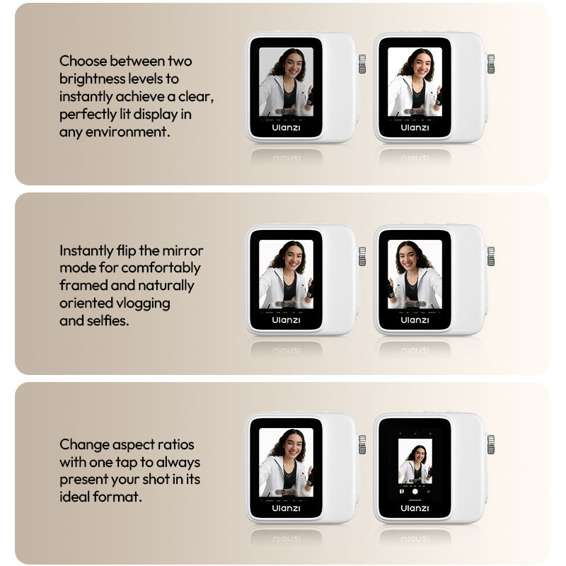 VM02 Wireless Magnetic Selfie Monitor Screen - Ulanzi