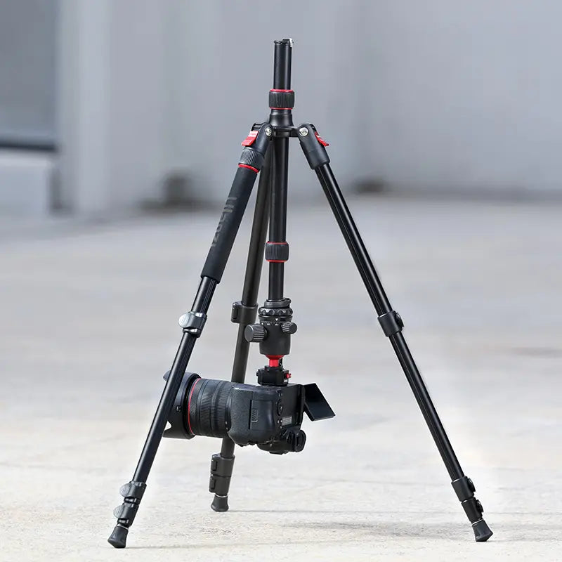Ulanzi TT31 Claw Tripod with camera attached, showcasing 360° ball head and adjustable legs.