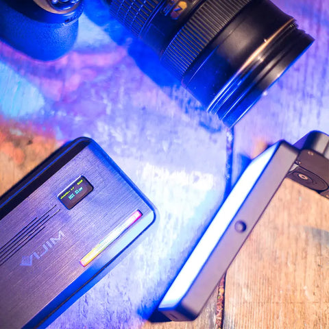 VIJIM VL196 RGB LED Video Light with Adjustable Stand 2206