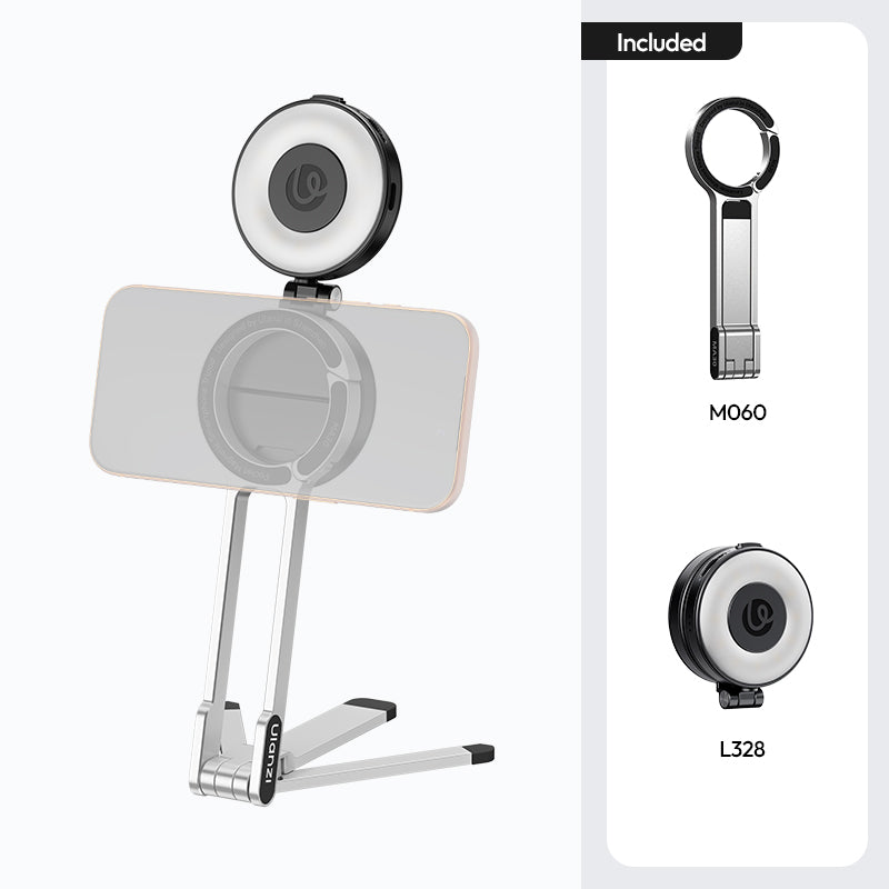 Pocket LED Light for iPhone | Clip-On Ring Light