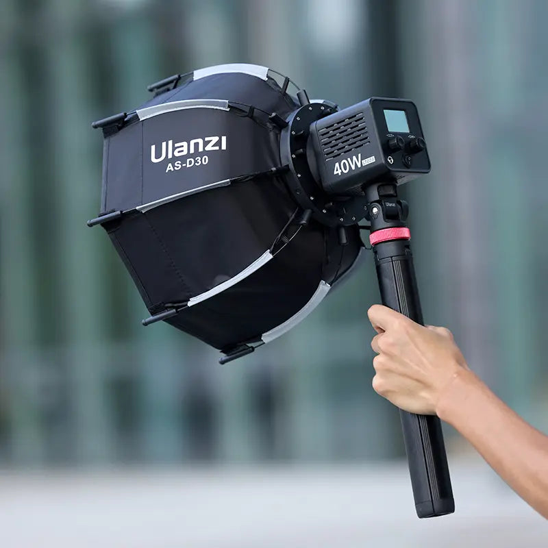Ulanzi AS-D30 30cm Octagonal Softbox with Mini Bowens Mount and Grid