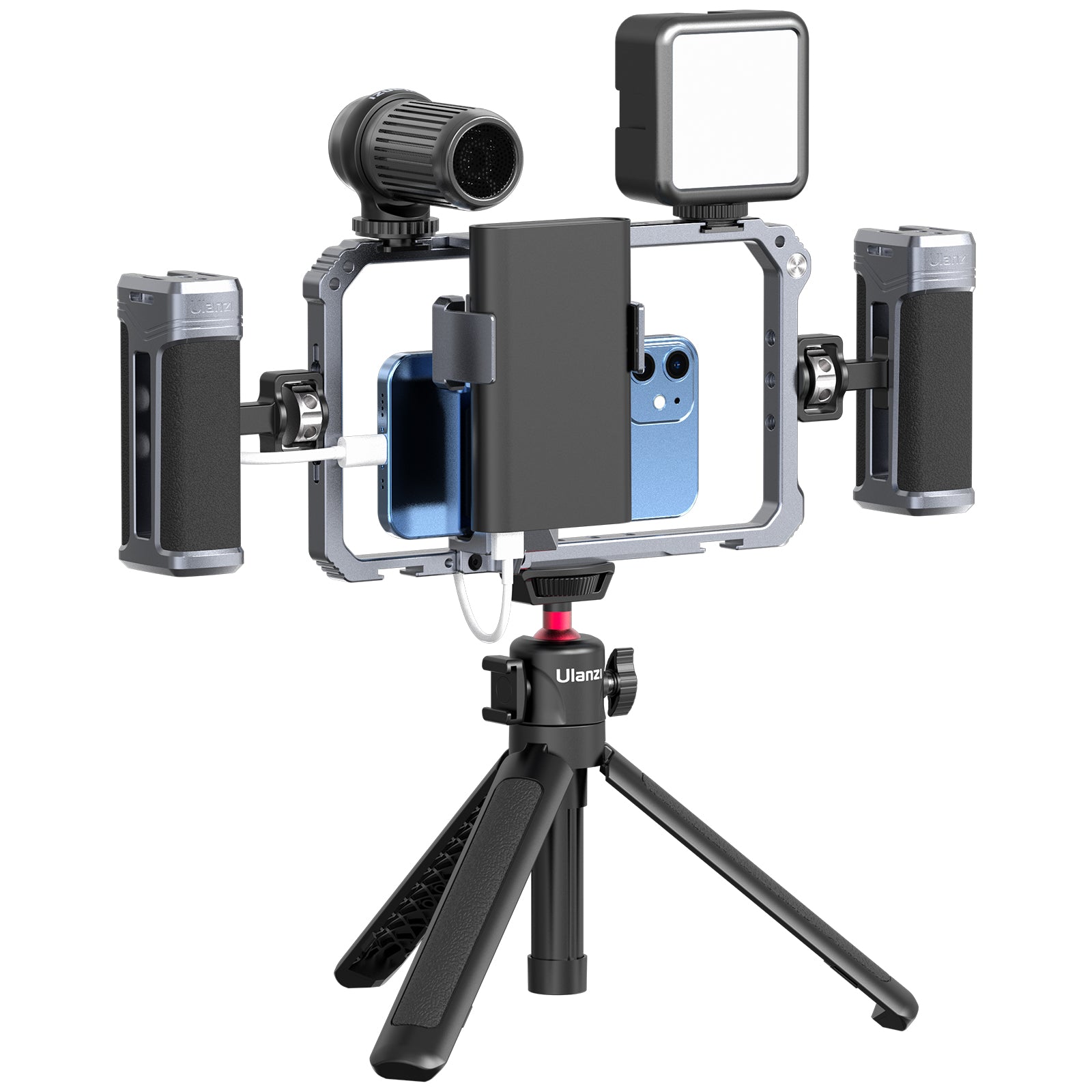 Phone Video Rig for Vlogging | Dual Handle Cage