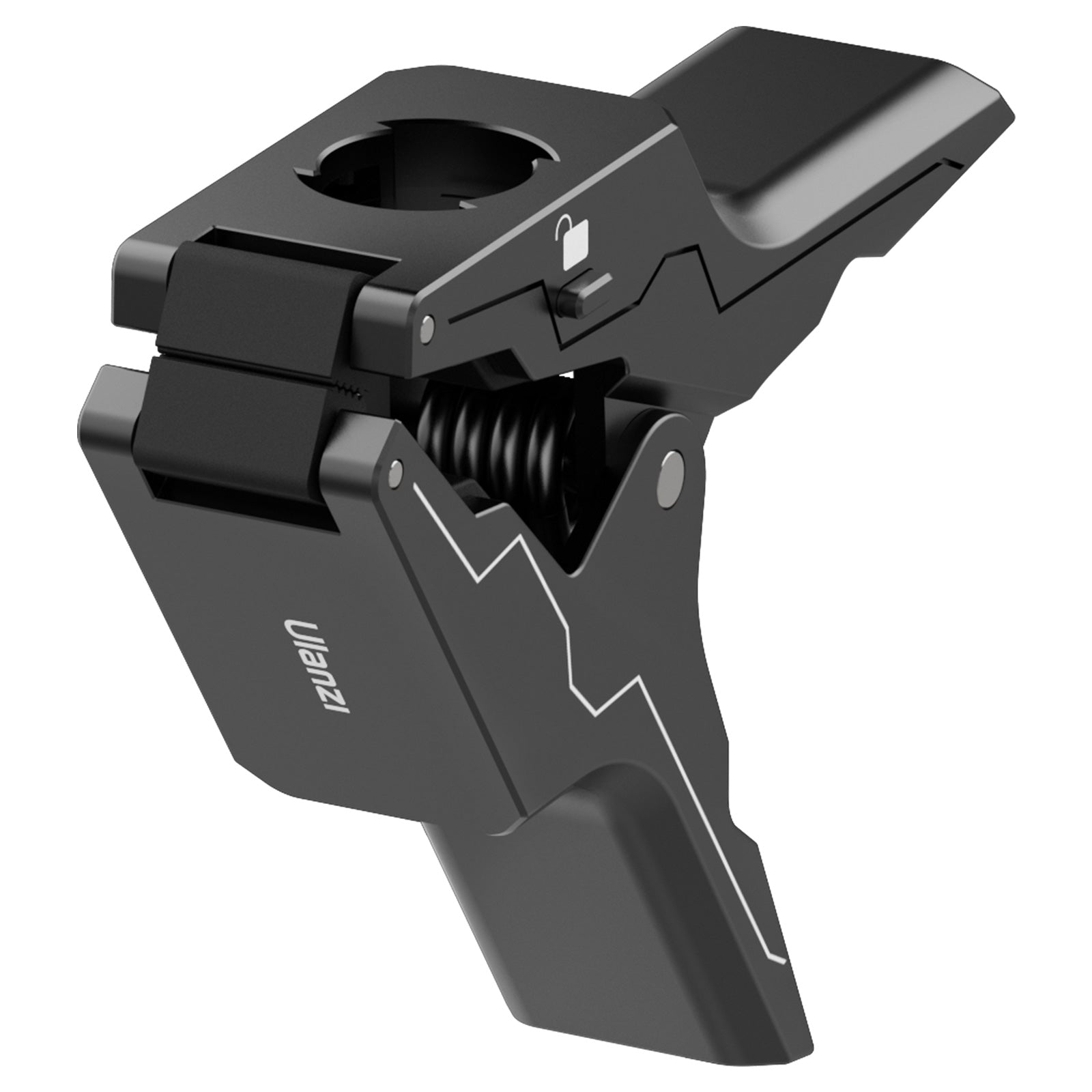 Ulanzi quick release mount clamp showcasing sturdy design and locking mechanism