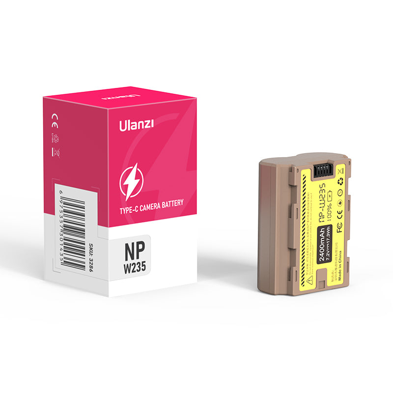 Ulanzi FUJIFILM NP-W235 Type Lithium-Ion Battery with USB-C Charging Port (2400mAh) 3286
