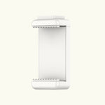 Ulanzi ST-07 Vlog Smartphone Tripod Mount, white smartphone holder with cold shoe and tripod mount.