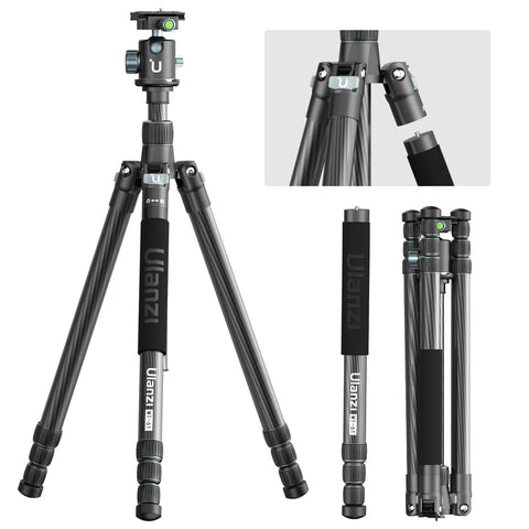 Ulanzi MT-61 Carbon Fiber Lightweight Travel Tripod