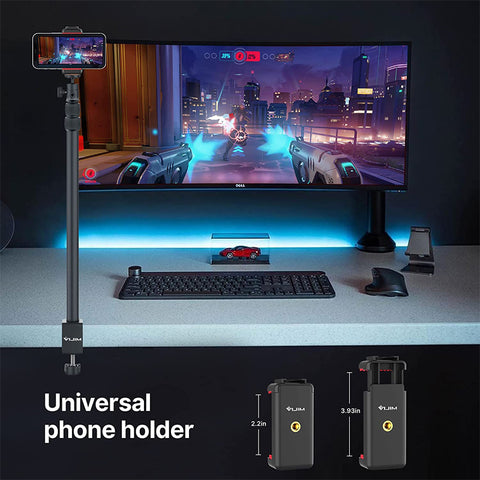 VIJIM LS03 Camera Desk Mount Stand with Phone Holder