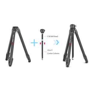 Ulanzi Zero F38 tripod with F38 ball head and center column adjustments.