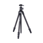 Ulanzi MT-60 Carbon Fiber Travel Tripod, black, featuring ball head and adjustable knobs.