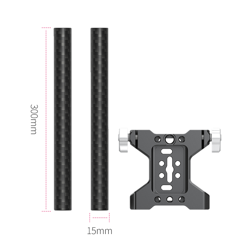 Falcam 2 Pack Carbon Fiber Rod 3302
