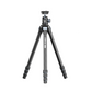 Ulanzi MT-60 carbon fiber travel tripod, includes a gift magic arm. Black tripod design.