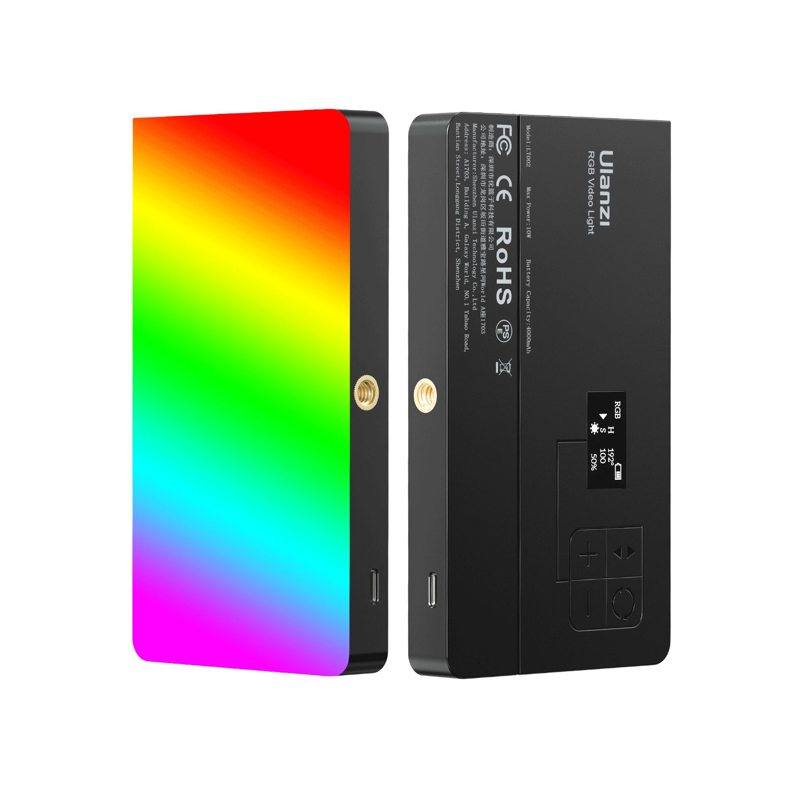 LT002 7" RGB LED Video Light B01002
