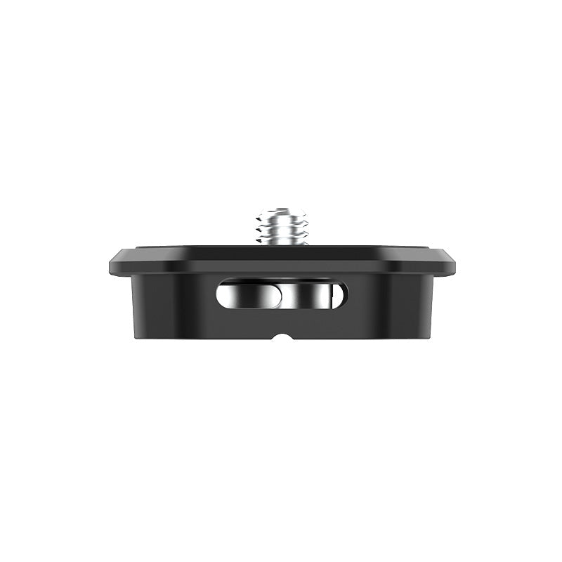 Ulanzi Claw Quick Release Plate side view with threaded mount