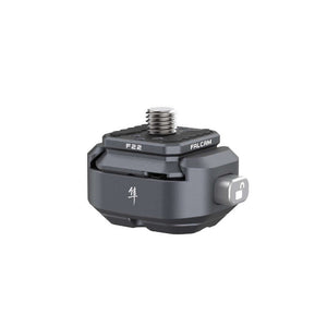 Ulanzi Falcam Adapter Plate and Base F22 Quick Release - Gray Metal Construction.